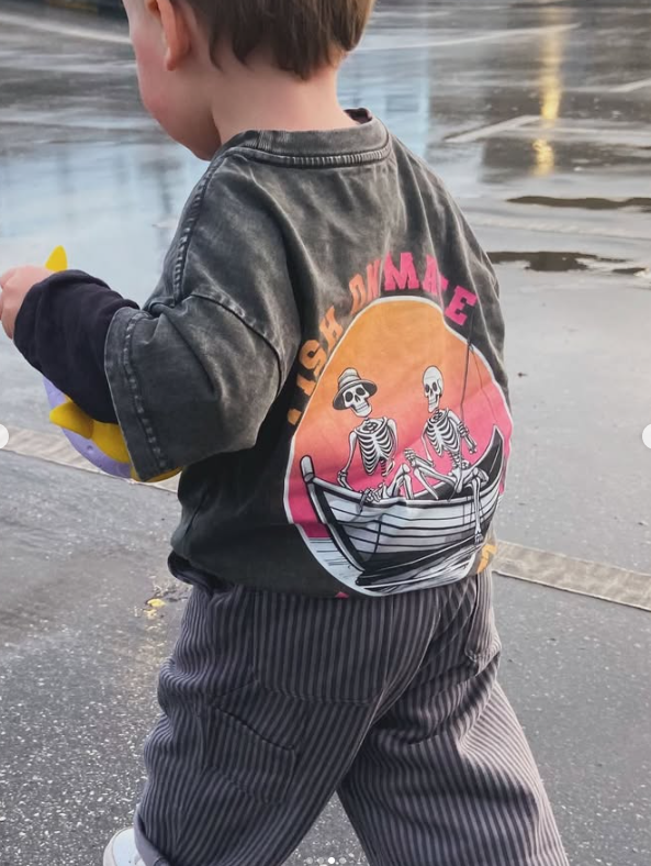 Kids | "Last Cast" - Oversized Tee (270 GSM)