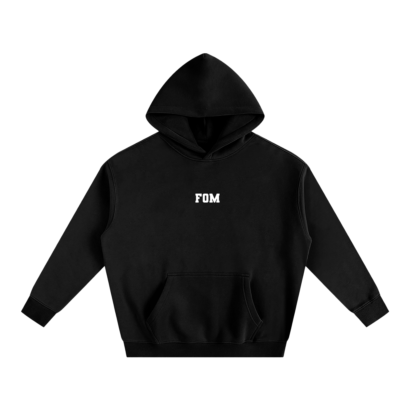 "FOM" - Minimalistic Oversize Fleeced Hoodie (350 GSM)