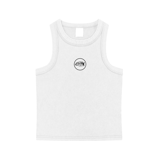 "FOM" - Snow Women’s Washed Vest Top (235 GSM)