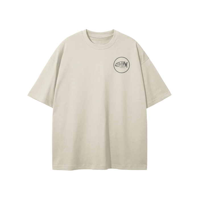 "Trout Season" - Streetwear Unisex Solid Colour Loose Fit T-Shirt (230 GSM)